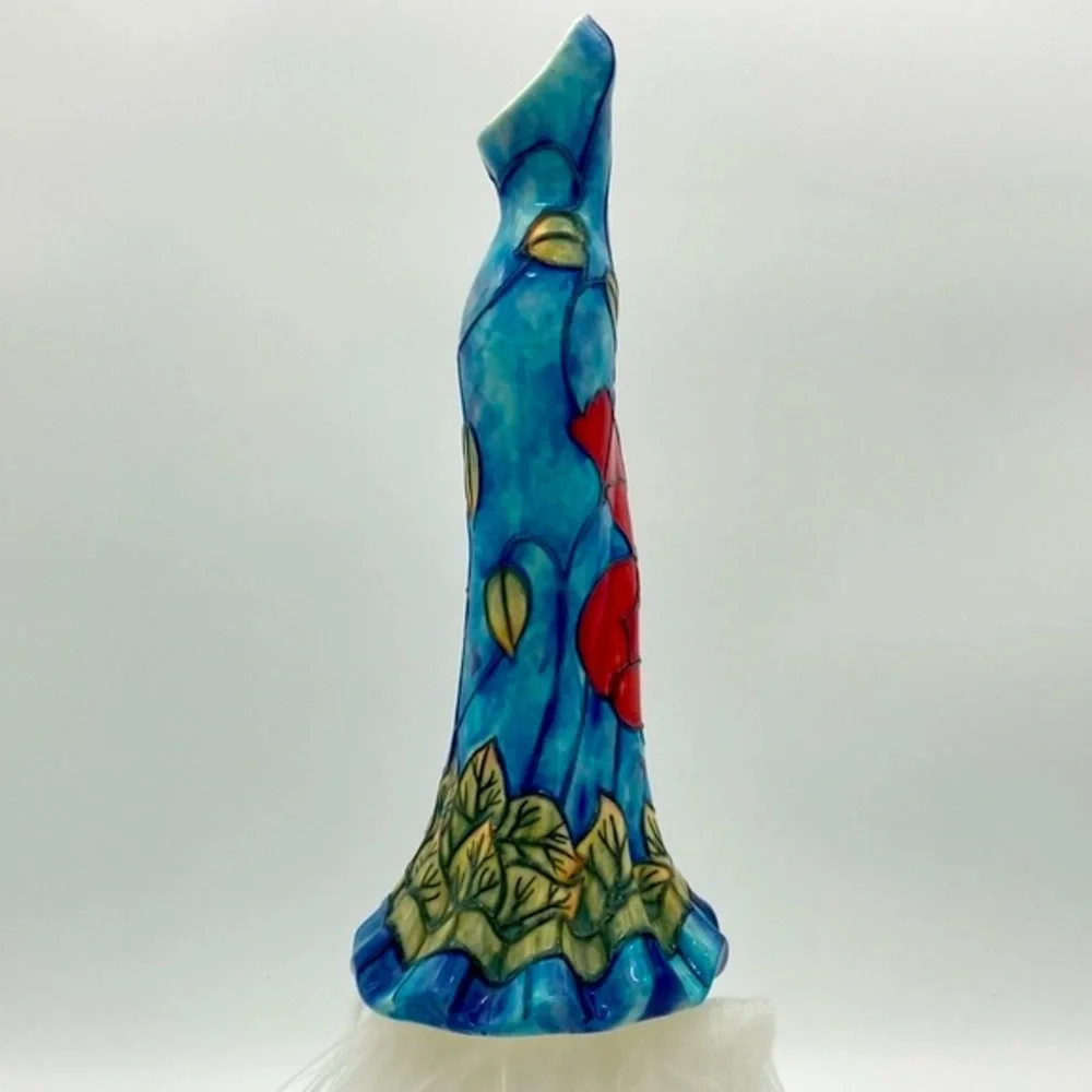 Benaya by Innovation Poppy Design Art Dress Vase.